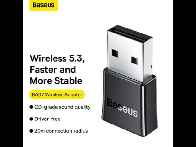 Baseus BA07 Bluetooth 5.3 Adapter Black – ZJBA010001 (4)