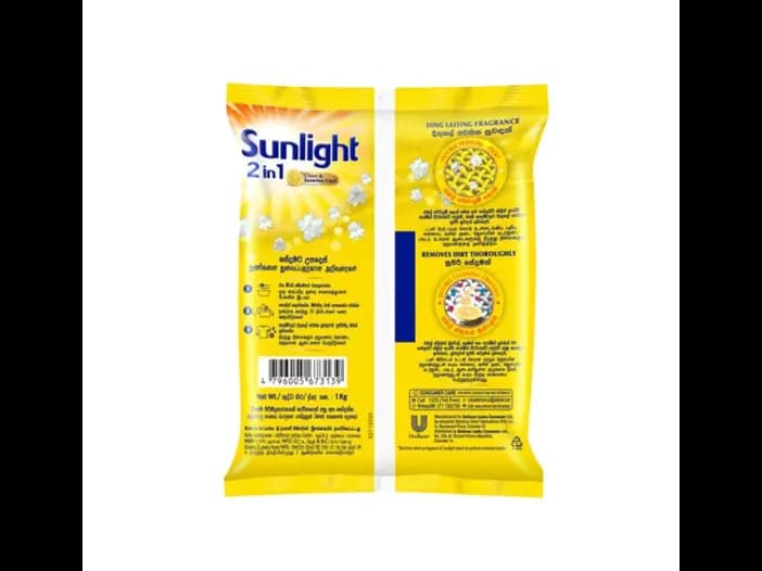 Sunlight Clean & Jasmine Fresh Detergent Powder - 1.00 kg (2)
