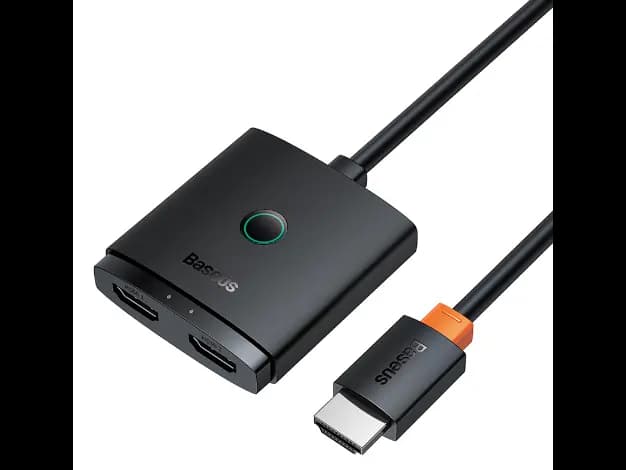 Baseus AirJoy Series 2-in-1 Bidirectional HDMI Switch with 1m HDMI Cable Cluster Black – B01331105111-01 – 6 Months Warranty
