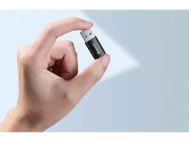 Baseus USB to Type-C Ingenuity Series Mini OTG Adaptor 3.1 Black – ZJJQ000101- 6 Months Warranty (4)