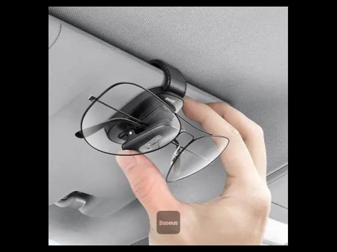 Baseus Platinum Vehicle Eyewear Clip Clamping type Black – ACYJN-B01 (3)