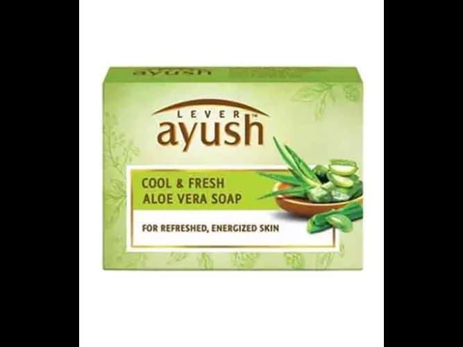 AYUSH COOL&FRESH ALOE SOAP 100G