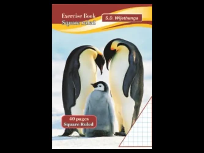 EXERSISE Book A5 SQUARE 40 pgs - 12 Pack