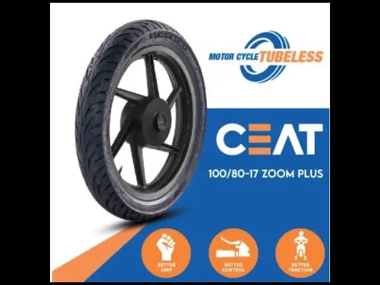 CEAT MotorCycle Tyre 100/80-17 ZOOM PLUS