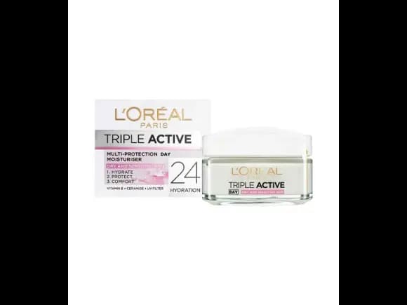LOREAL TRIPLE ACTIVE DRY & SENSITIVE SKIN 24H 50ML