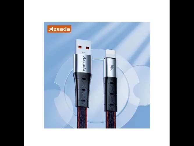 Proda Cable Azeada Czech Series for Lightning 1m Black Red (PD-B80i) (3)