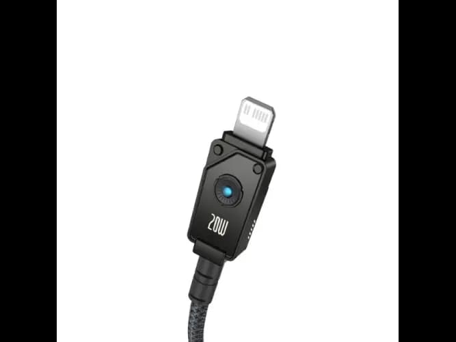 Baseus Aramid USB C – Lightning Unbreakable 20W 480Mb/s 1m Cable – Black (3)