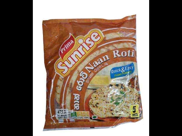 Prima Sunrise Naan Roti - 475 g Frozen Rotti