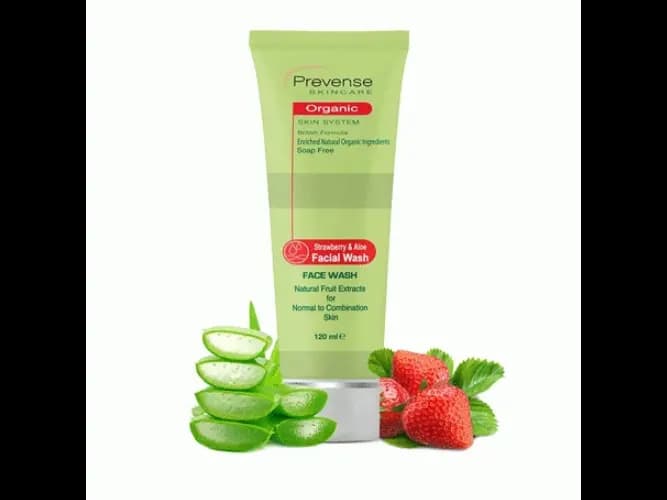 PREVENSE STAWBERRY & ALOE FACE WASH 120ML
