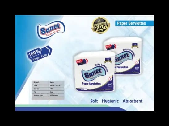 Premium paper serviettes/tissues - 20 pcs bundle