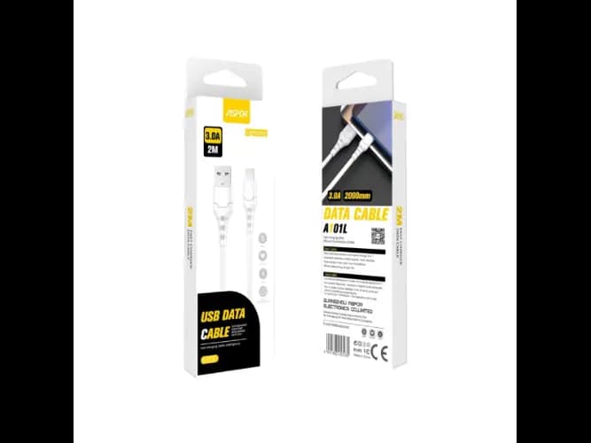 Aspor A101L 2M Lightning 3A Cable (2)