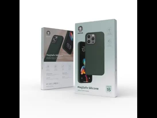 Green Lion Silicone Case with Magsafe For iPhone 15 Pro / 15 Pro Max (3)