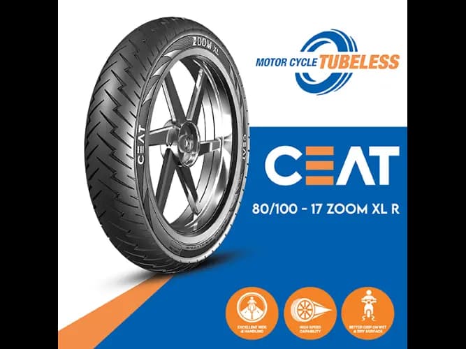 CEAT 80 / 100 - 17 ZOOM XL R Motorcycle Tubeless Tyre