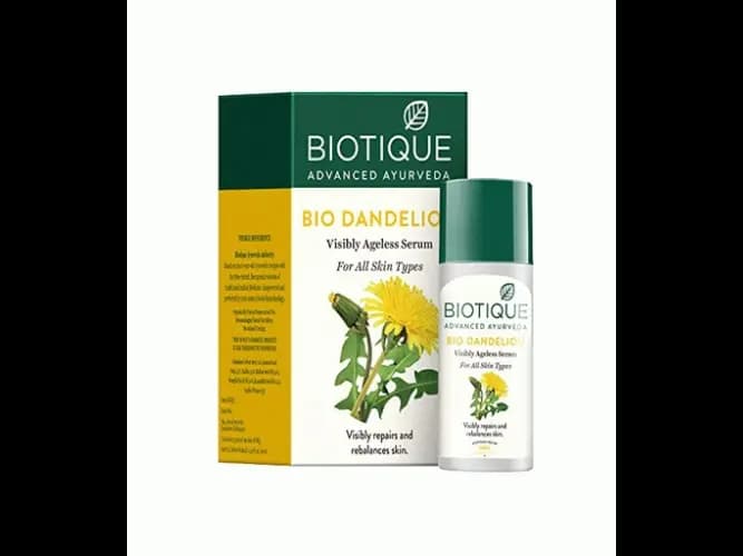 BIOTIQUE DANDELION AGELESS LIGHTENING SERUM