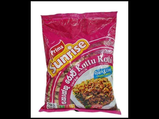Prima Sunrise Kottu Roti - 750.00 g Frozen Rotti