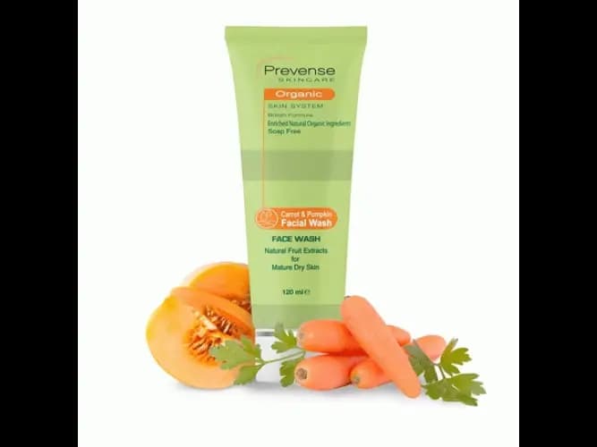 PREVENSE CARROT &PUMPKIN FACE WASH 120ML