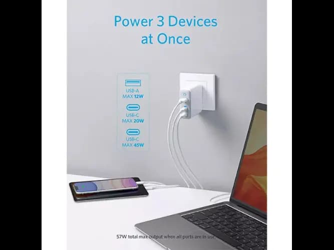 ANKER Power Port 3 3-Port 65W Elite A2034P21 (2)
