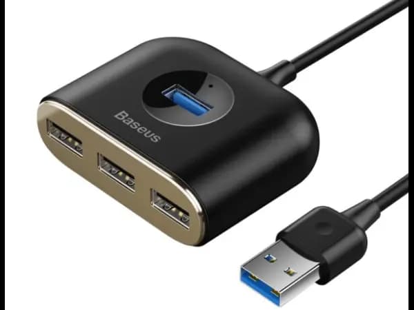 BASEUS Square Round 4 In 1 USB Hub Adapter CAHUB-AY01 (2)