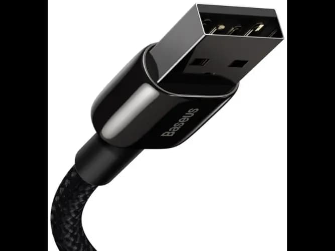 BASEUS Tungsten Gold Fast Charging Data Cable USB To iPhone 2.4A 1M (2)