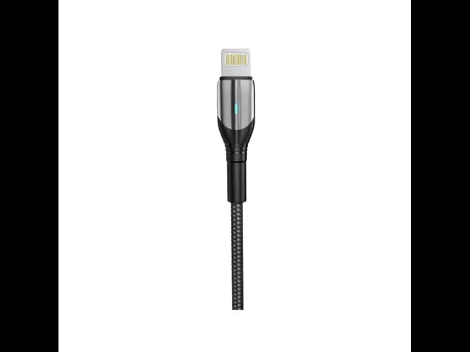 Aspor AC09 1M 3A Lightning LED Nylon cable