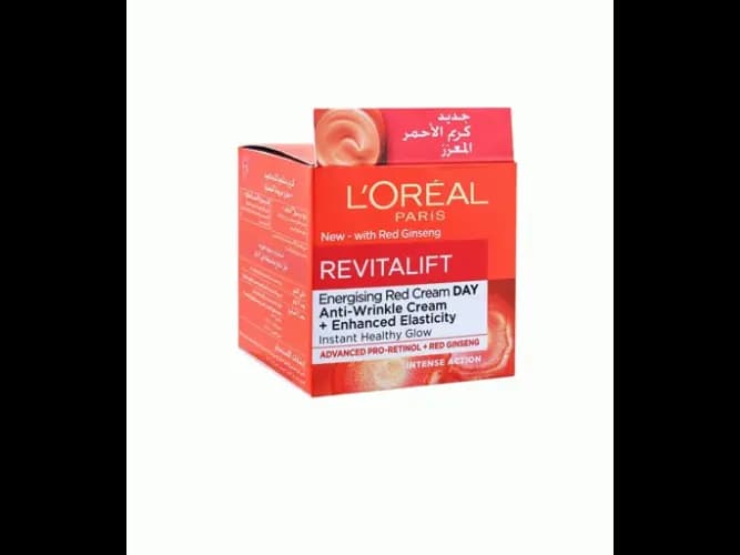 LOREAL REVITALIFT ENERGISING RED DAY CREAM 50ML