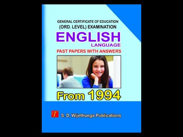 English Language Past Papers 1994 English O/L Past Papers with Answers Since 1994