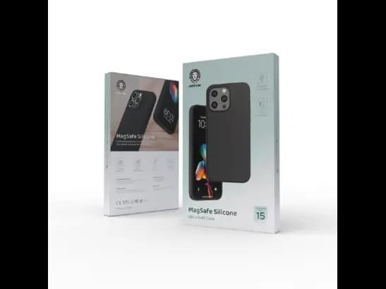 Green Lion Silicone Case with Magsafe For iPhone 15 Pro / 15 Pro Max