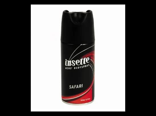 INSETTE MEN SAFARI BODY SPRAY 165ML