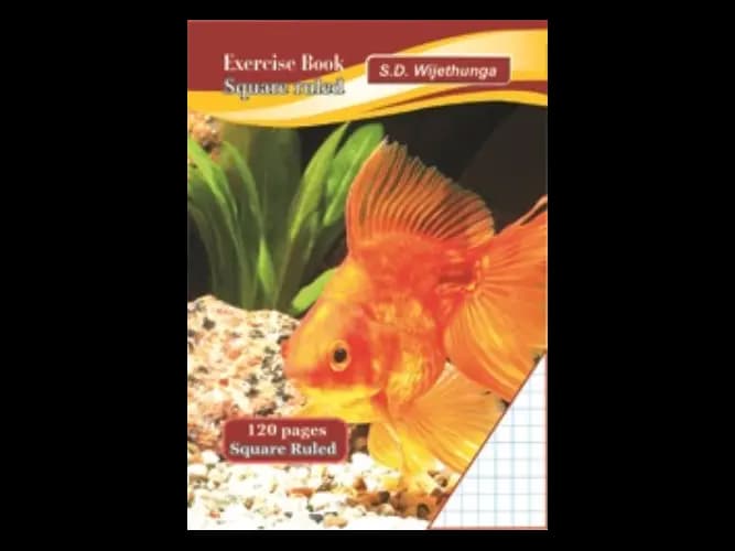 EXERSISE Book A5 SQUARE 120 pgs