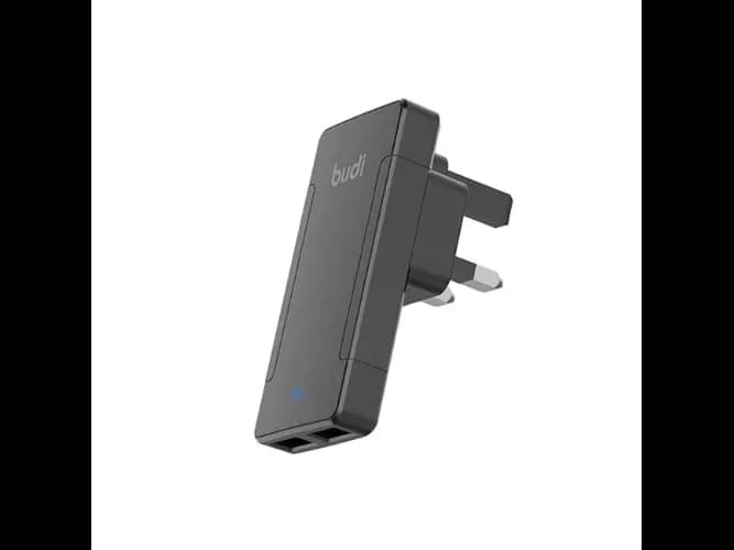 Budi 17W 2 Port USB 3 Pin Charger M8J321U