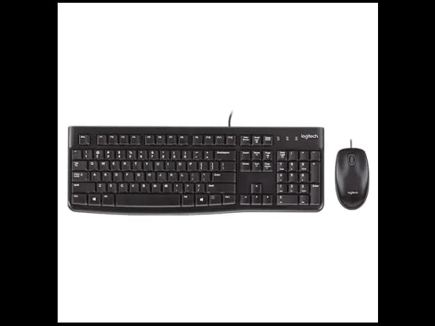 Logitech MK120 Corded Keyboard and Mouse Combo