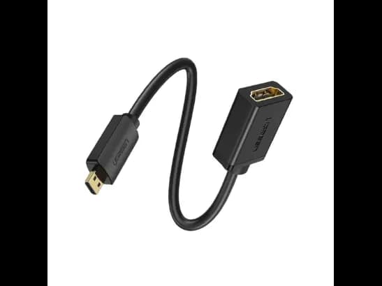 UGreen 20134 Micro HDMI Male to HDMI Female Cable – 22CM (2)