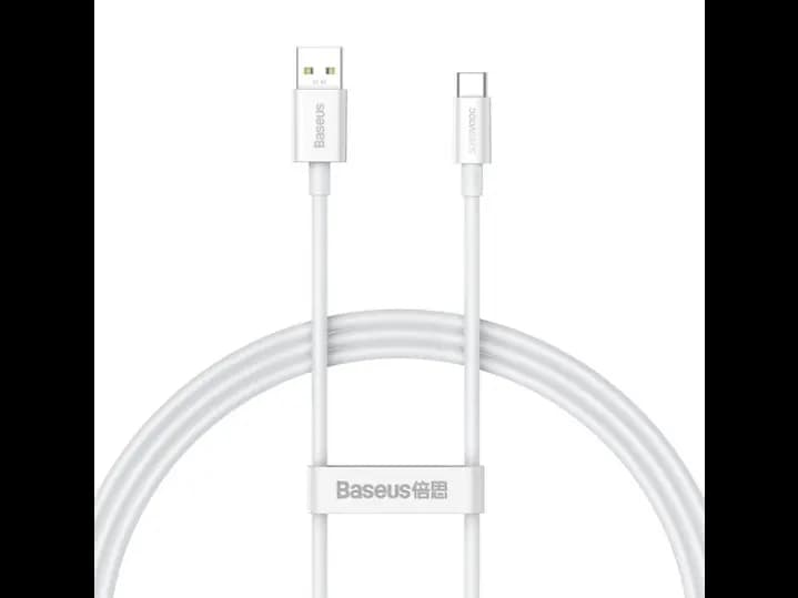 Baseus Superior Series SUPERVOOC USB-A to USB-C 65W 1m cable white