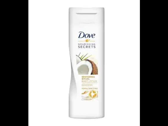 DOVE SECRETS COCONUT OIL BODY LOTION