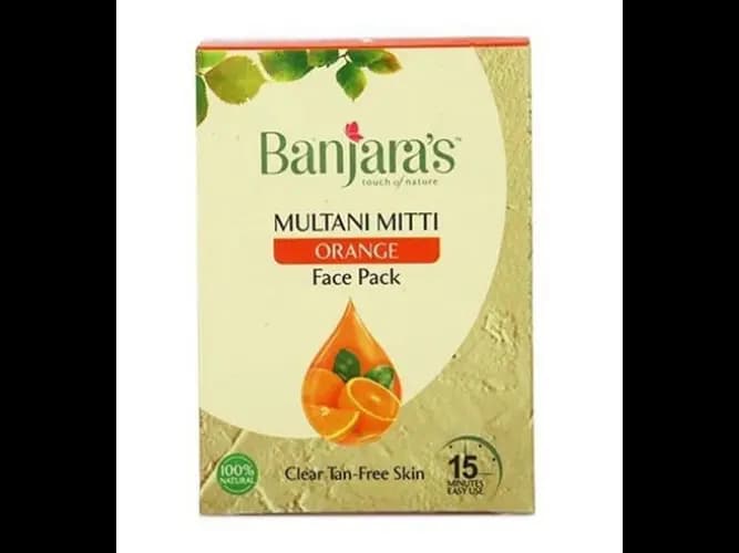 BANJARAS ORANGE FACE PACK POWDER