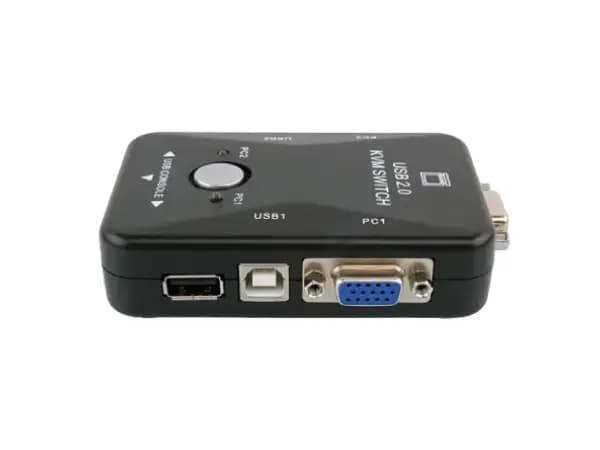 2-Port KVM Switch VGA & USB Ports – A Grade (4)