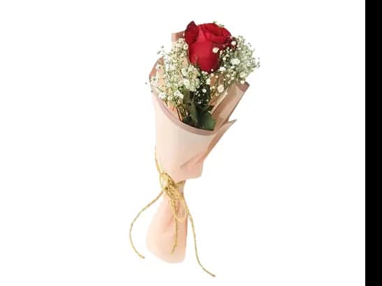 Love's Radiance Bouquet With Red Rose