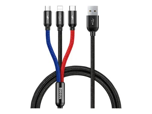 Baseus Three Primary Colors 3-in-1 Cable