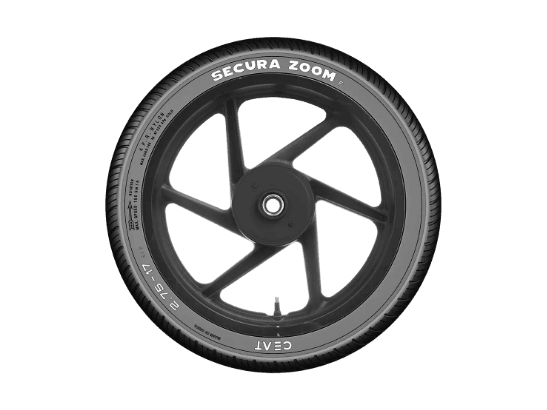 CEAT MotorCycle 80/100-18 Secura Zoom (F) Tubeless Tyre (2)