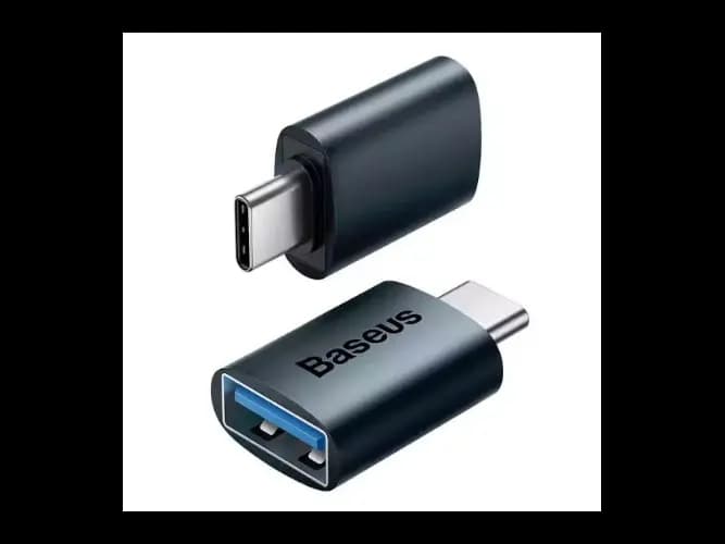 BASEUS ADAPTER INGENUITY SERIES MINI OTG ADAPTOR TYPE-C TO USB 3.1 BLACK MOQ:30 (ZJJQ000001)