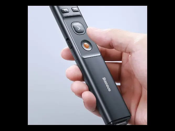 Baseus Wireless Presenter Orange Dot (Red Laser) – ACFYB-0G (2)