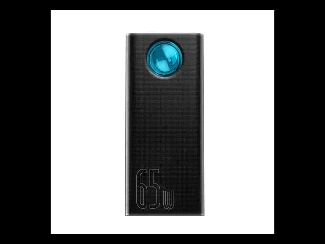 Baseus Amblight Digital Display Quick Charge Power Bank 30000mAh Black - 65W 1m Black