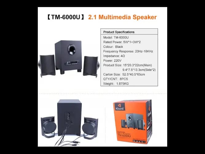 KISONLI SUBWOOFER TM-6000U (3)