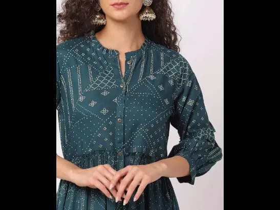 Printed A-Line Kurta (2)
