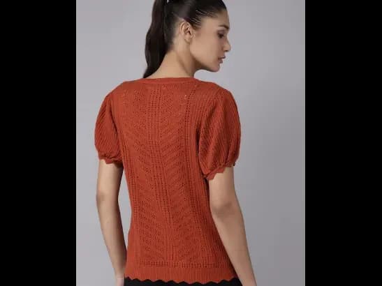 The Lifestyle Co Red Pure Cotton Blouson (4)