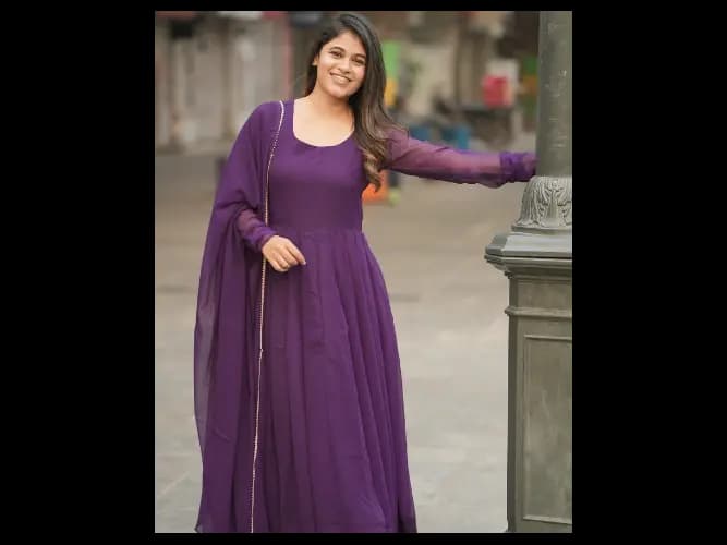 Jaisalmer Dark Purple (Kurti Dupatta) (3)