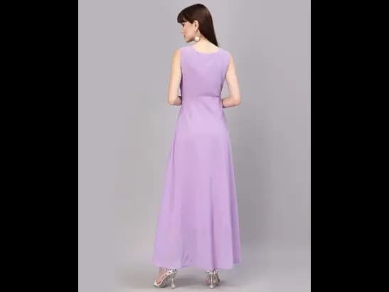 Georgette Fit & Flare Dress (4)