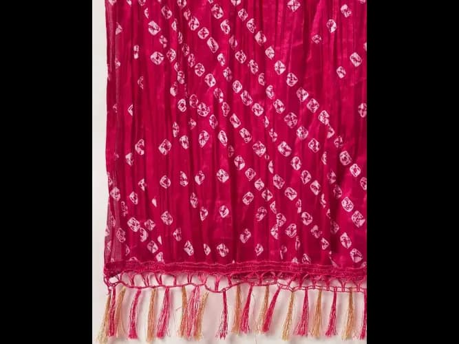 Raw Silk Anarkali Kurta Set with Dupatta (5)