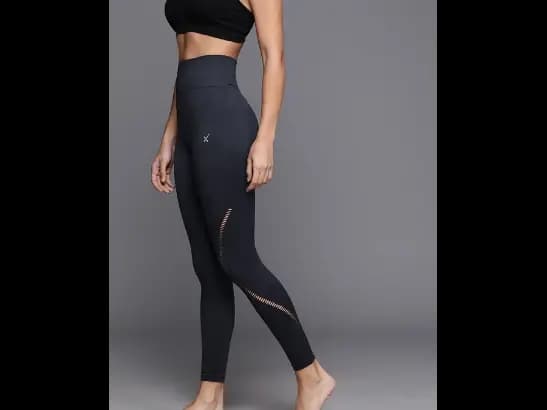 Antimicrobial Rapid Dry Seamless Side Striped Tights (2)