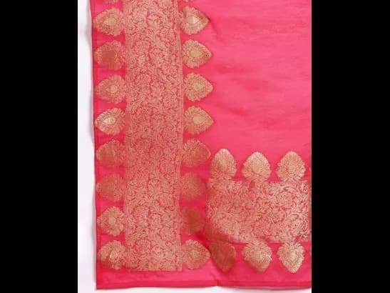 Solid Regular Kurta with Trousers & With Dupatta (3)